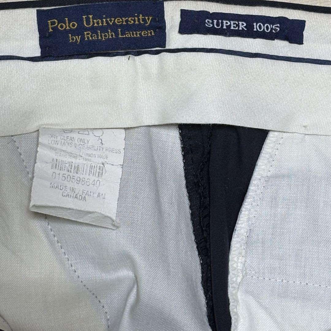 lPolo Ralph Lauren Vintage Navy Wool Dress Trousers – Classic & Rare