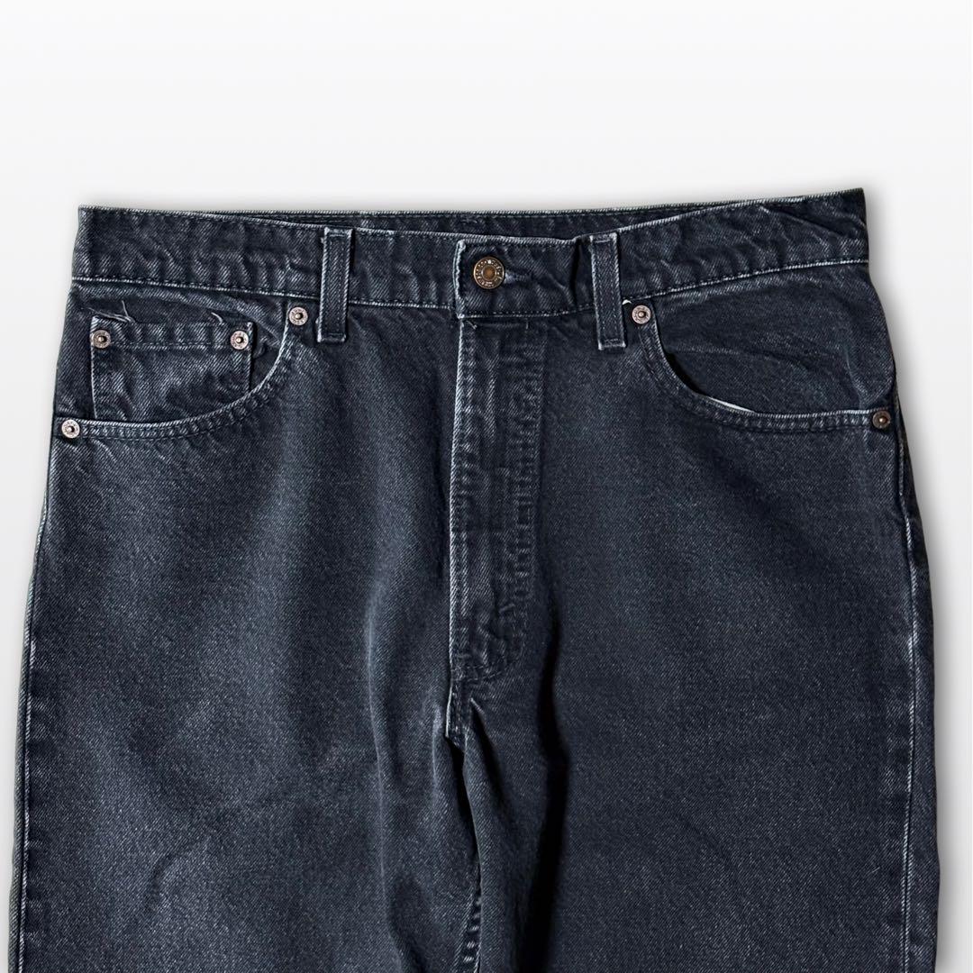 Levi’s 550 Black Tapered Jeans – Made in USA, W34