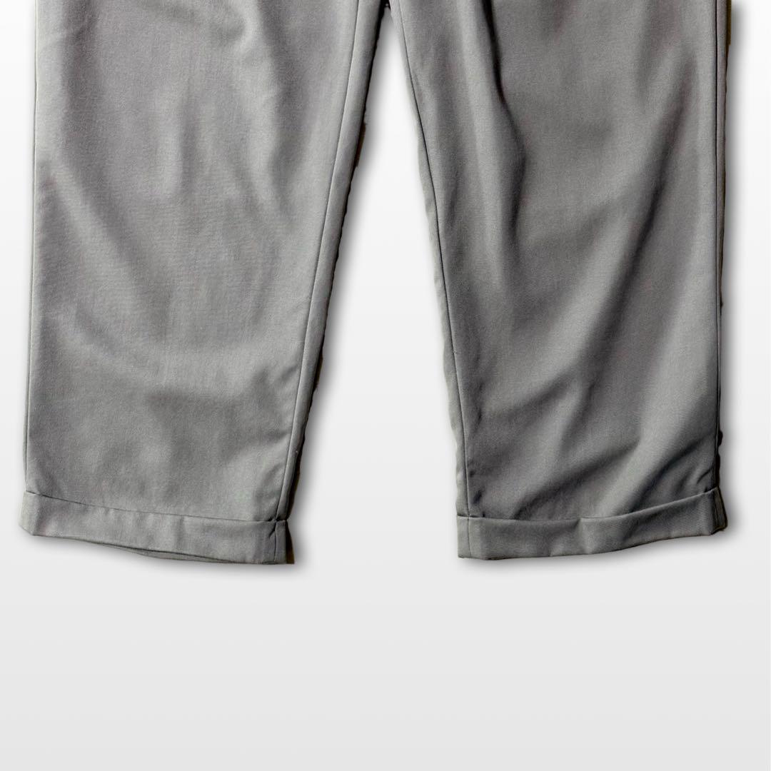 Brooks Brothers Wool Wide Tuck Trousers – Taupe & Brown Fluid Fit