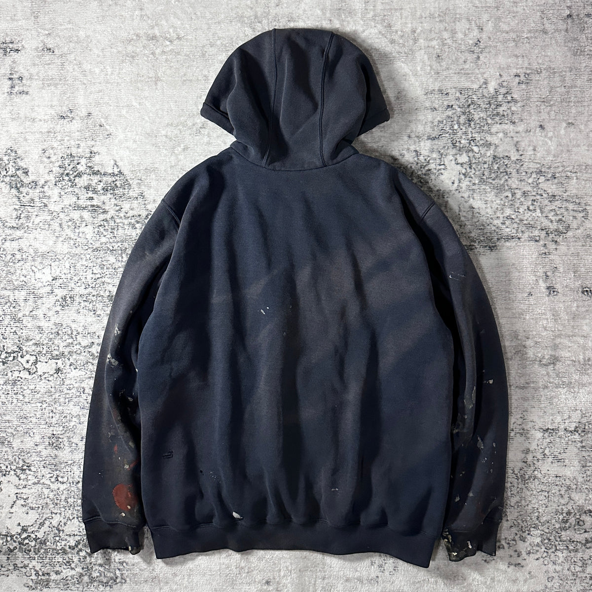 Carhartt Black Quilted Lined Full Zip Hoodie Size L