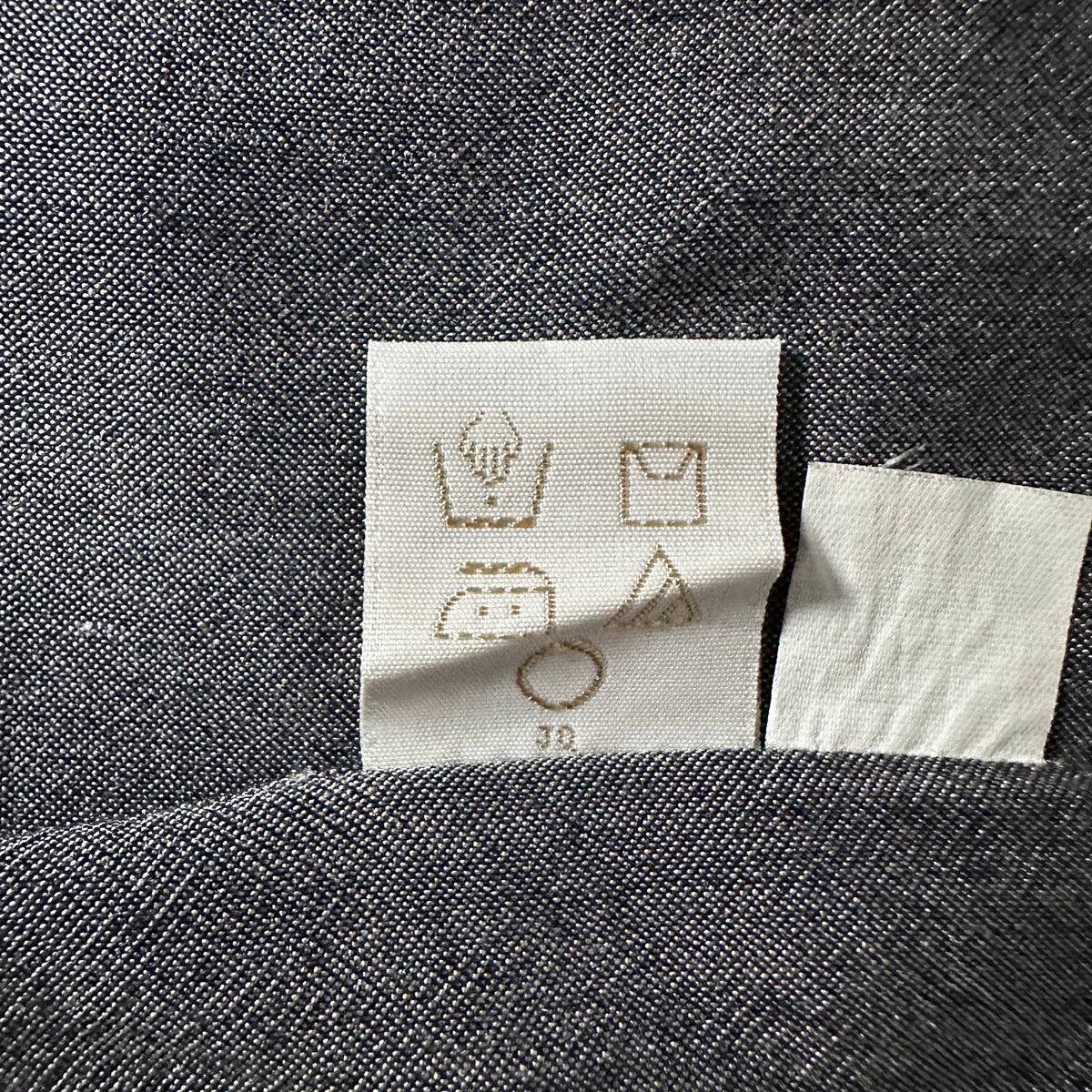 Perry Ellis Gray Rayon Wool Open Collar Shirt Size XL