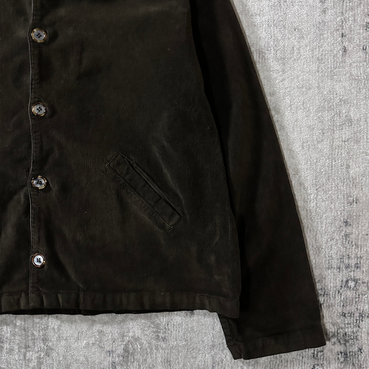 CP Shades Dark Brown Corduroy Jacket Size M