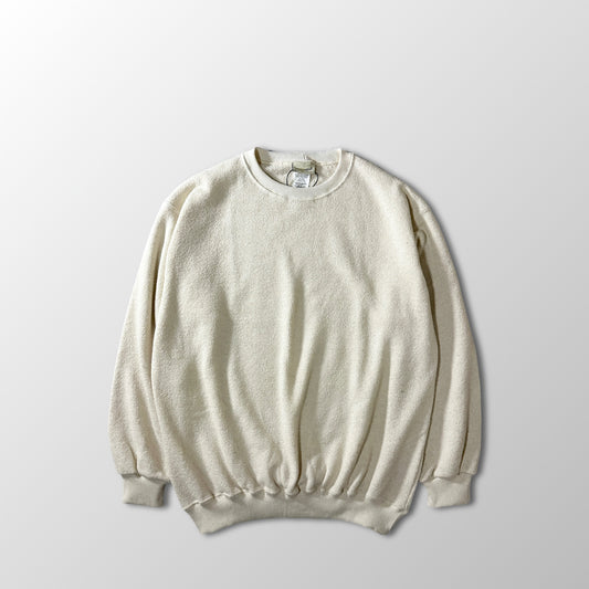Hempspun Natural Hemp Cotton Crewneck Sweatshirt Made in USA Size M
