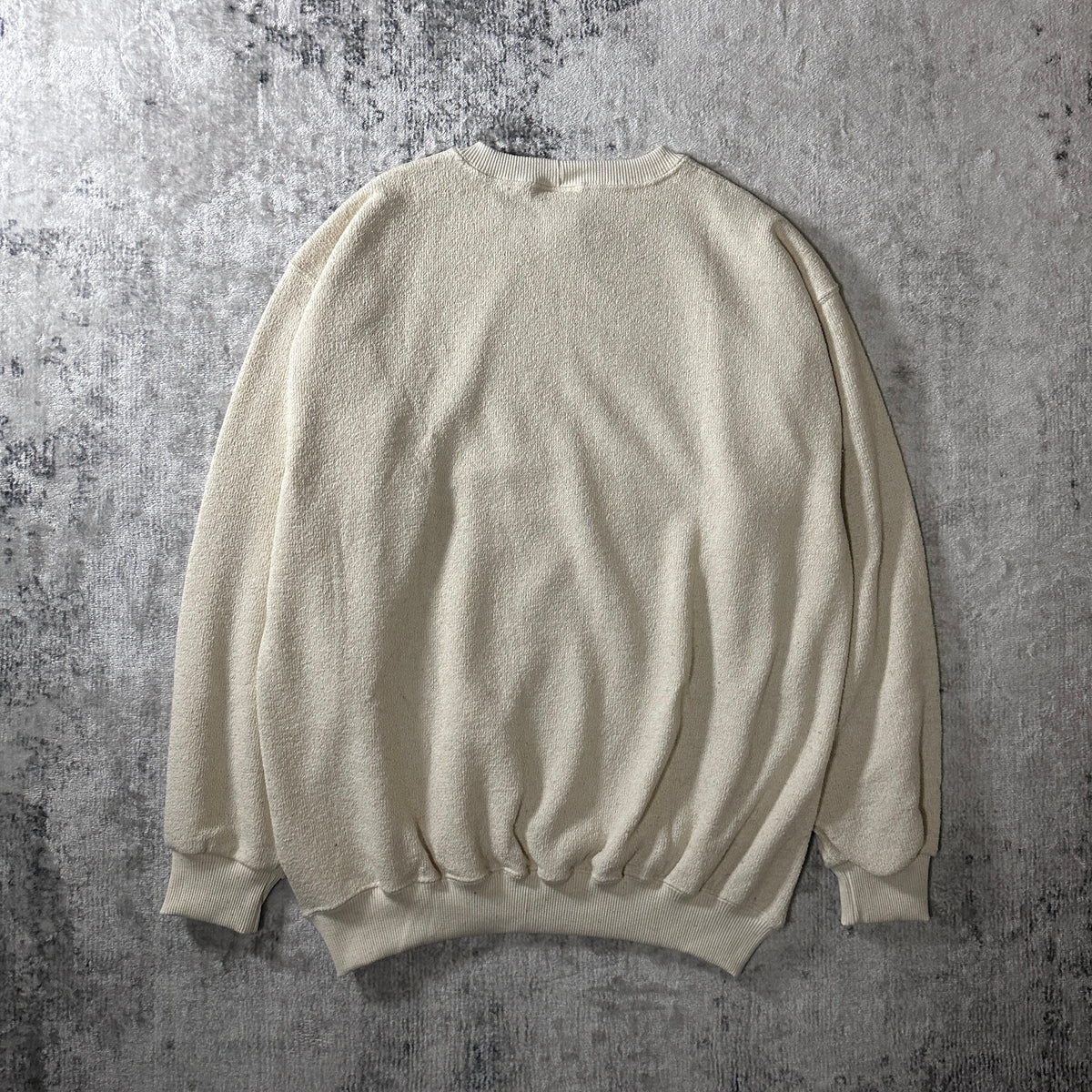 Hempspun Natural Hemp Cotton Crewneck Sweatshirt Made in USA Size M