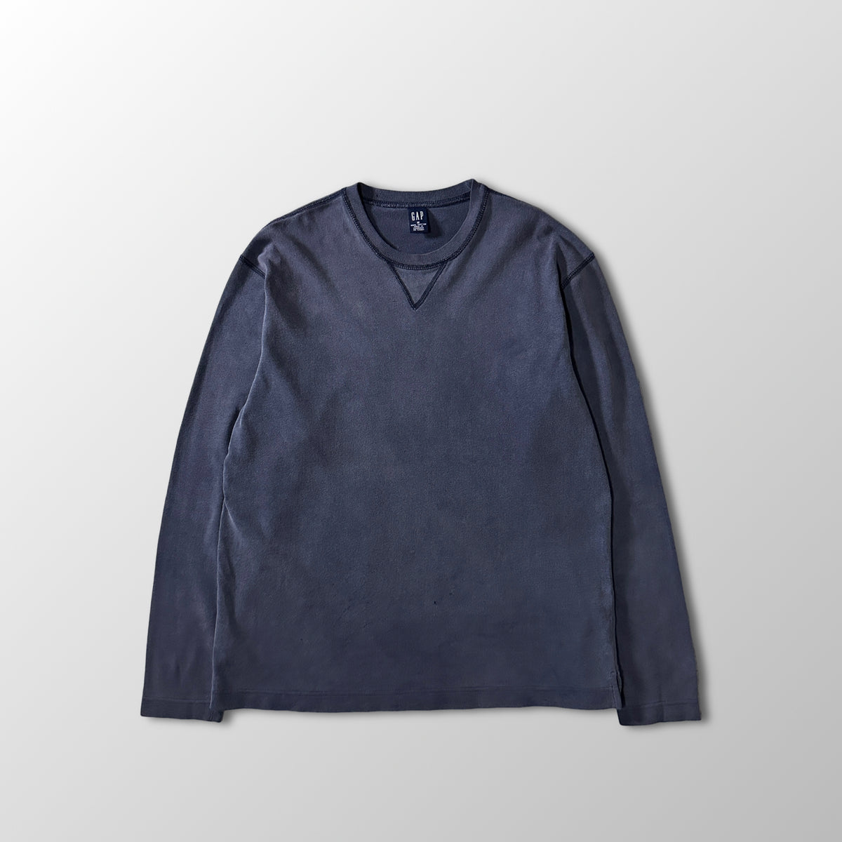 GAP Faded Navy Cotton Crewneck Sweatshirt Size M