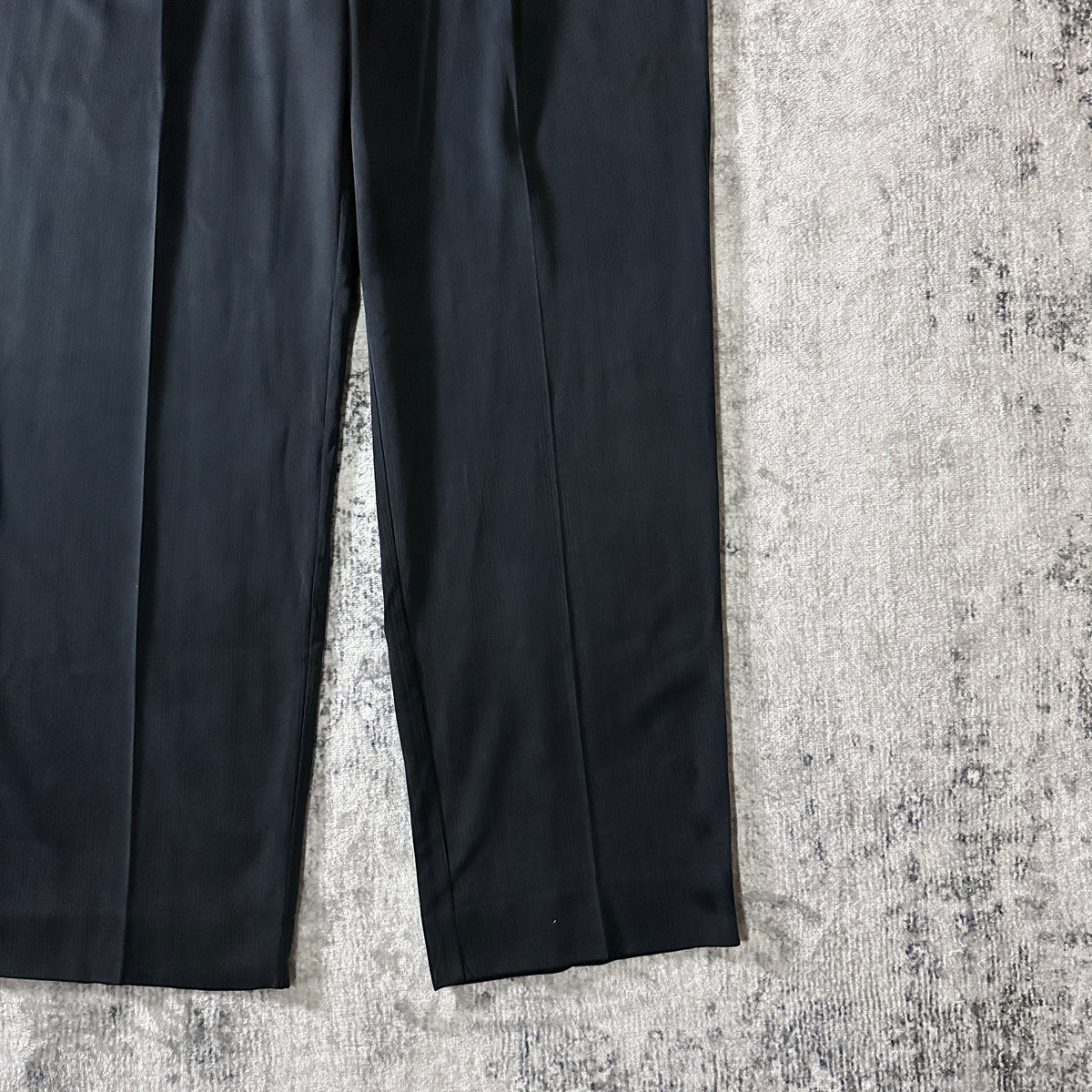 Tommy Bahama Black Silk Blend Pleated Trousers Size 36x32