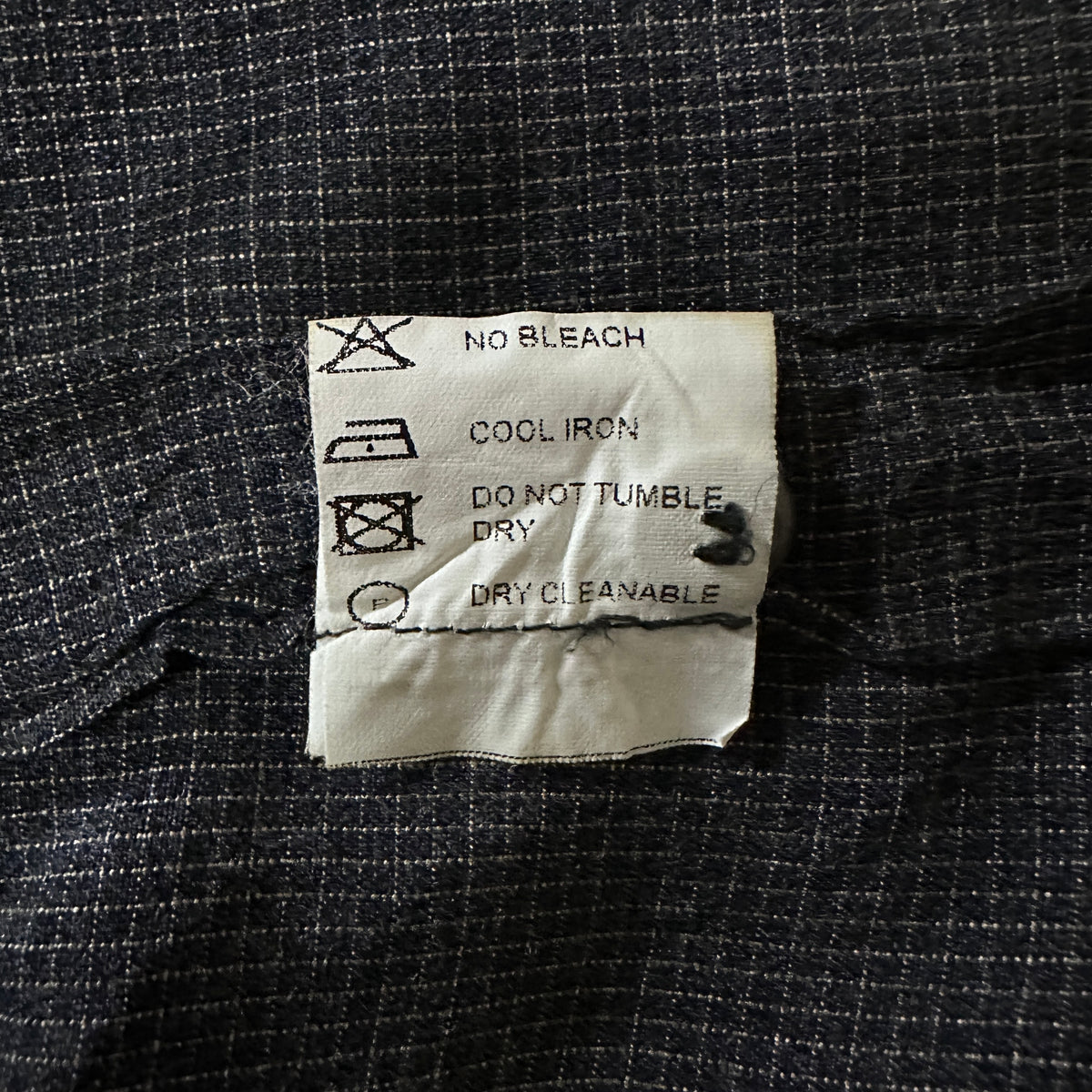 Zanella Charcoal Check 100% Viscose Long Sleeve Shirt Made in Italy Size XL