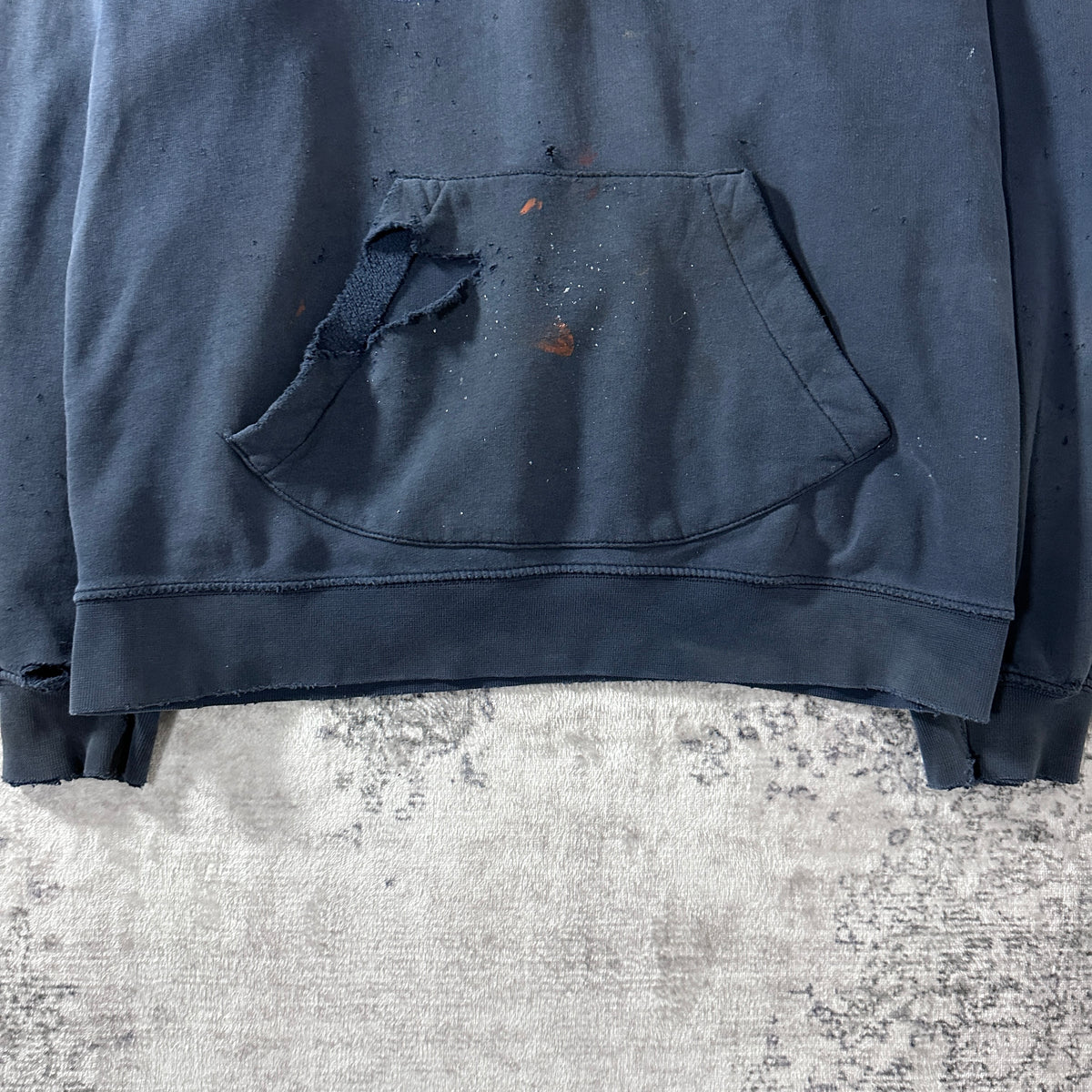 Nike Faded Navy Pullover Hoodie Size L