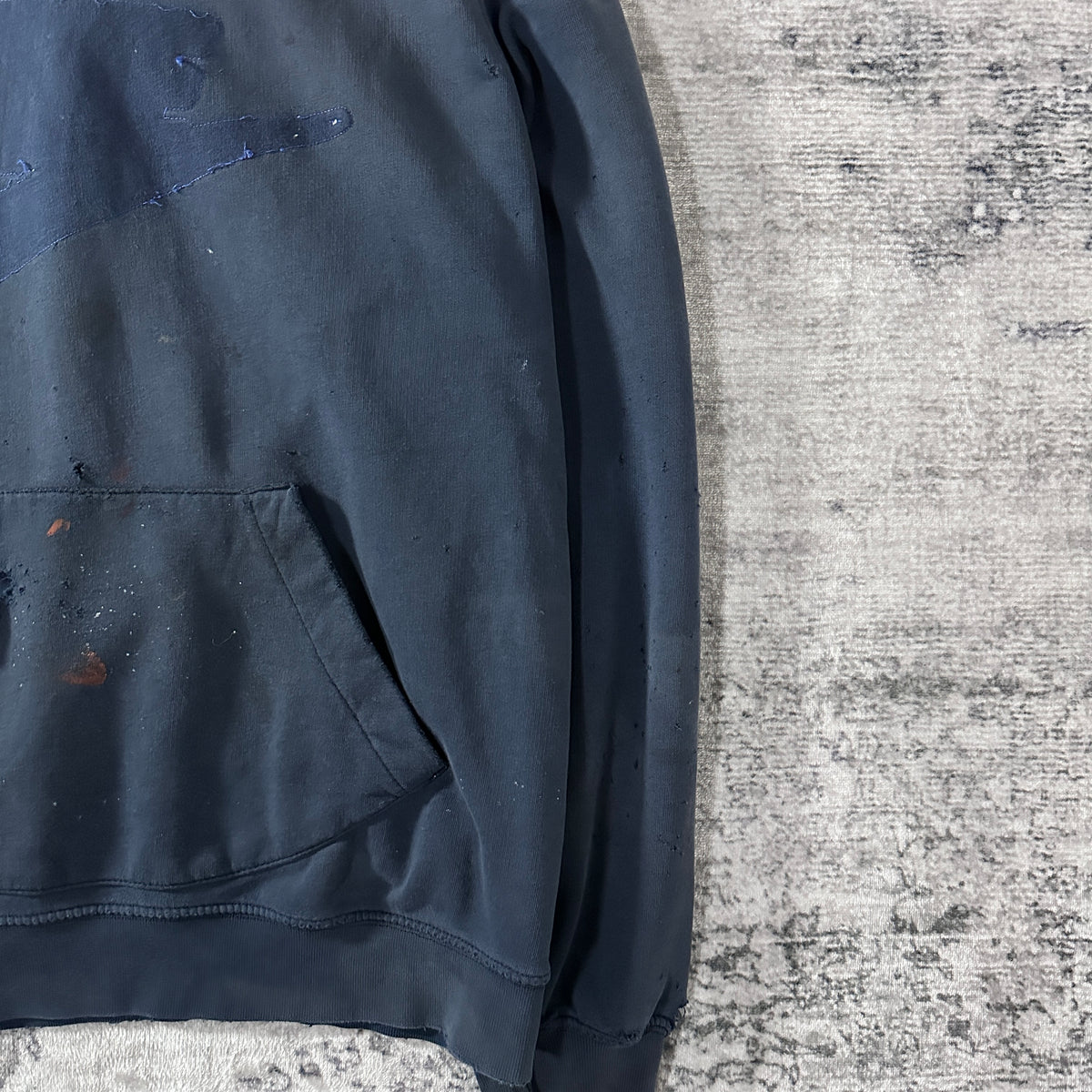 Nike Faded Navy Pullover Hoodie Size L