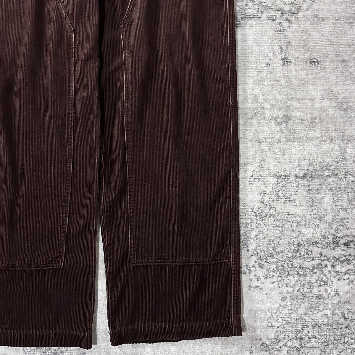 No Boundaries Dark Brown Corduroy Double Knee Carpenter Pants Size 38x31
