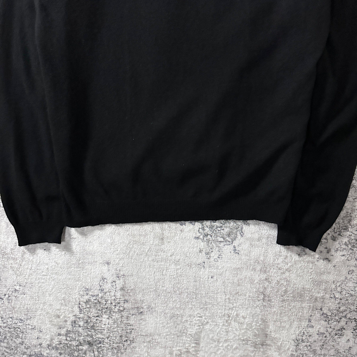 Club Room Black 2-Ply 100% Cashmere Knit Polo Sweater Size L