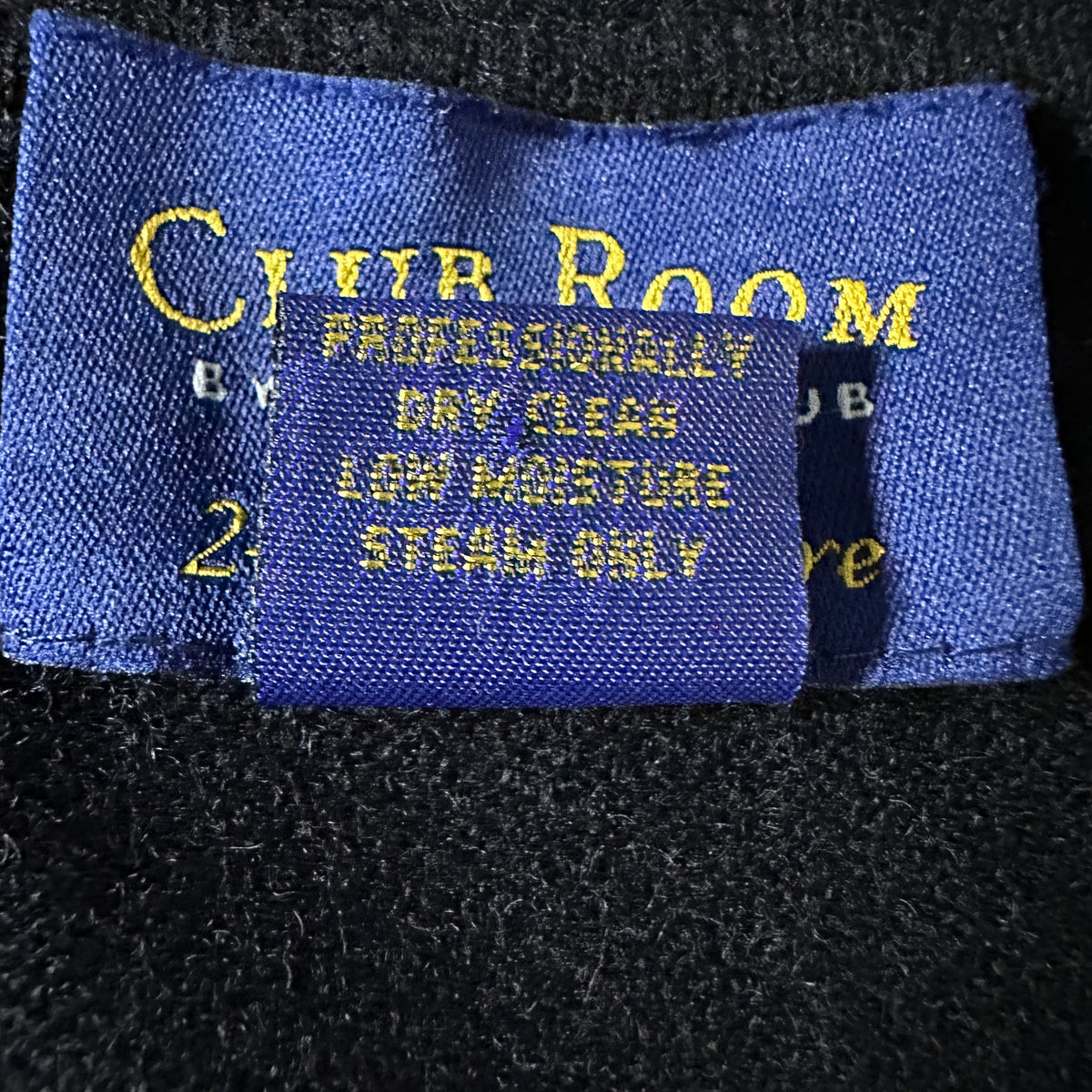 Club Room Black 2-Ply 100% Cashmere Knit Polo Sweater Size L