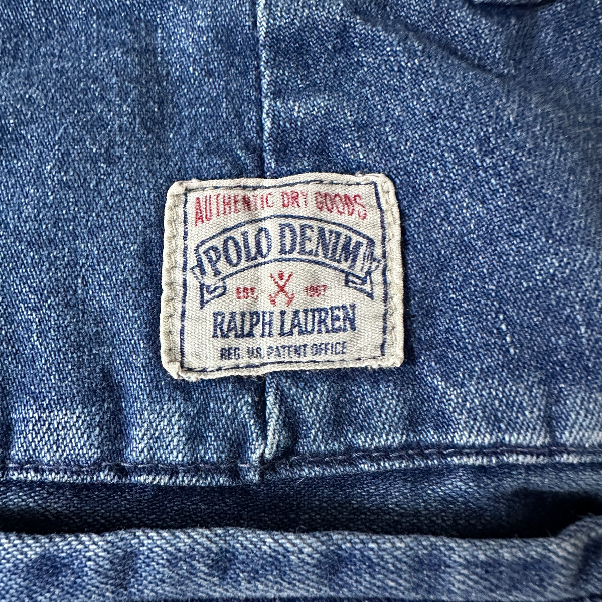Polo by Ralph Lauren Polo Denim Indigo Pleated Denim Trousers Made in USA Size W32