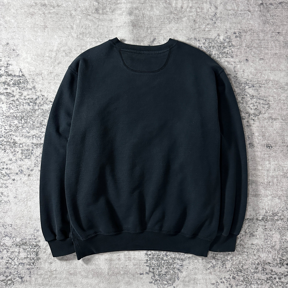 Russell Athletic Pro Cotton Black Crewneck Sweatshirt Made in USA Size L