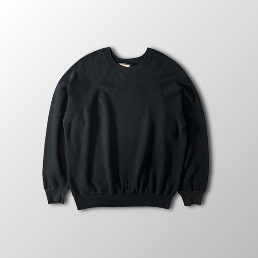 St. John's Bay Black Raglan Sweatshirt Made in USA Size XL