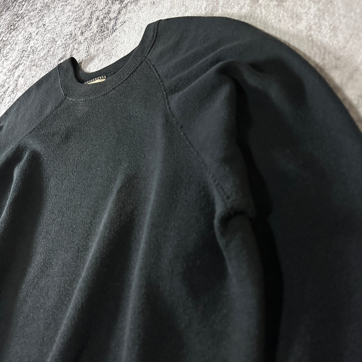 St. John's Bay Black Raglan Sweatshirt Made in USA Size XL
