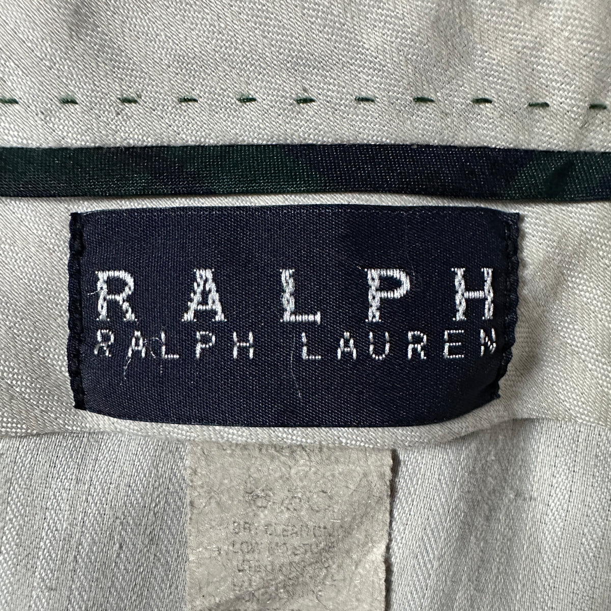 Ralph Lauren Black Pleated Trousers with Cuffs