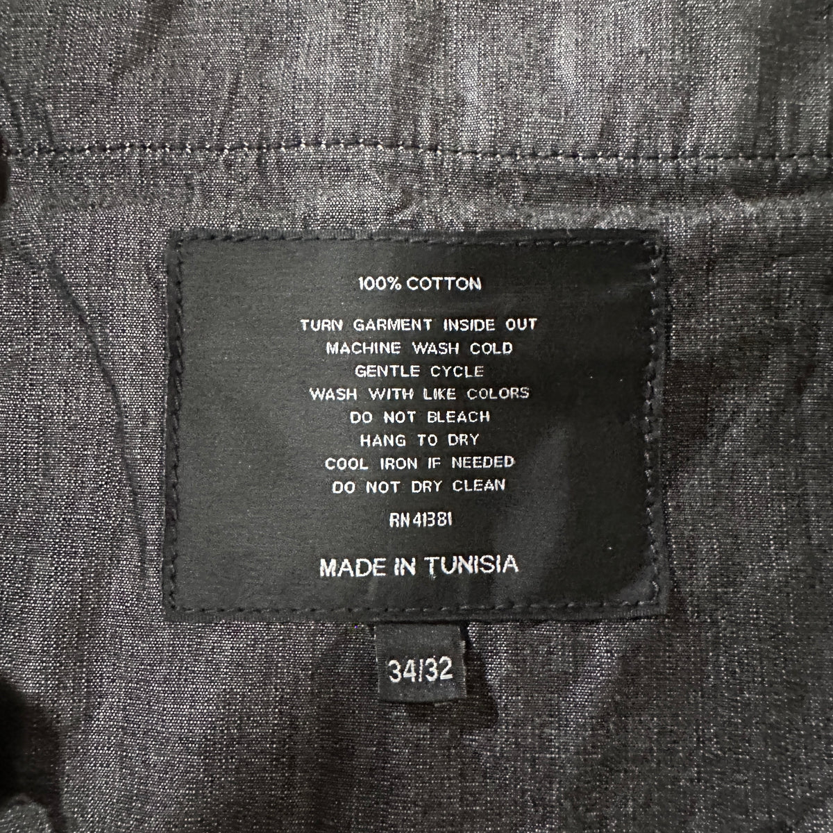 Ralph Lauren Black Pleated Wide Denim Pants Size 34x32