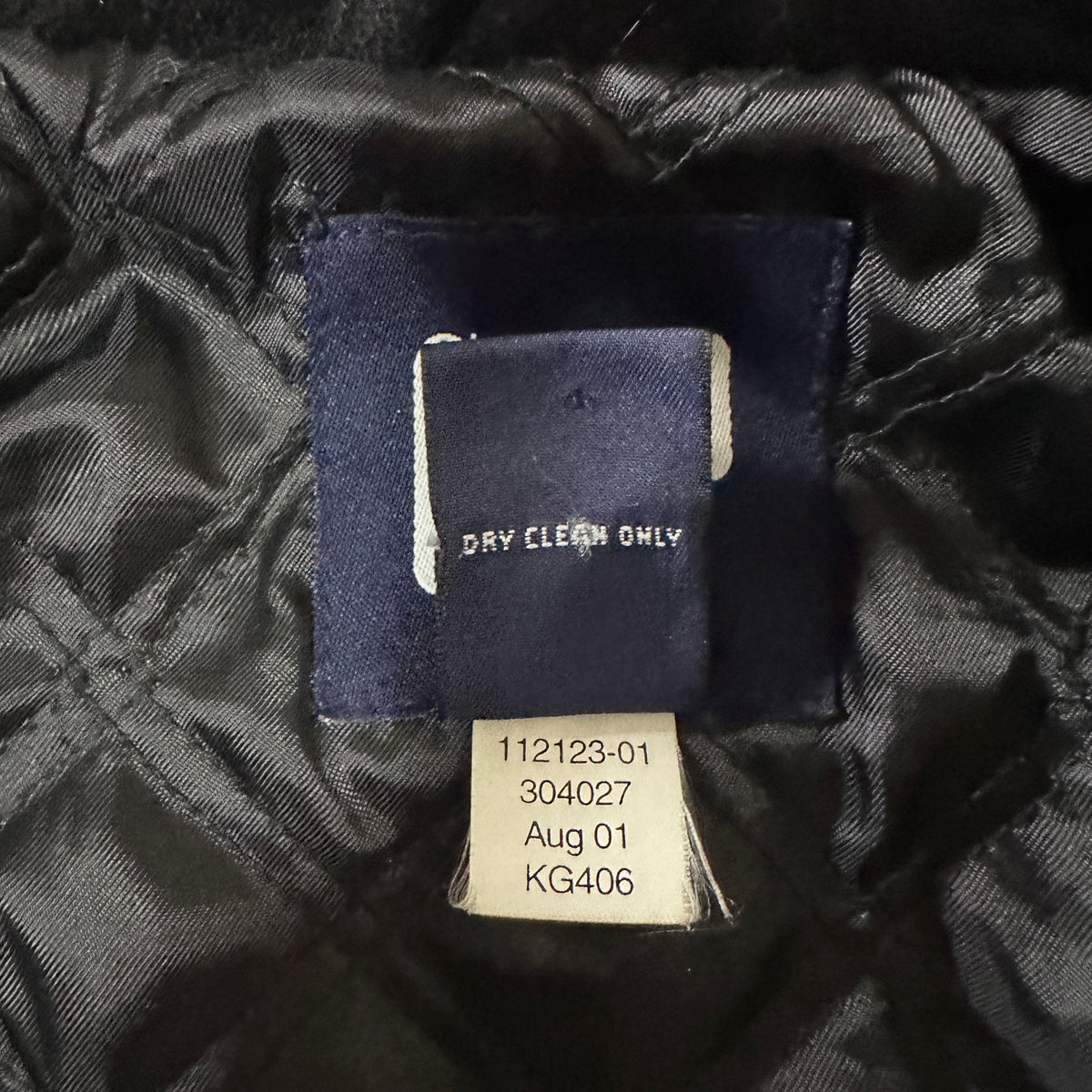 GAP Black Wool Blend Double Zip Jacket Size L