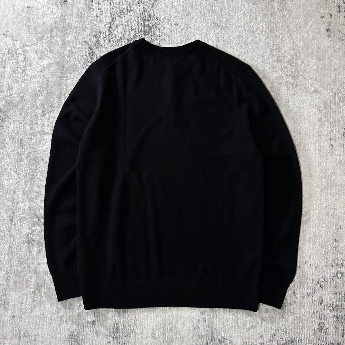 Quince Black 100% Cashmere Henley Sweater Size L