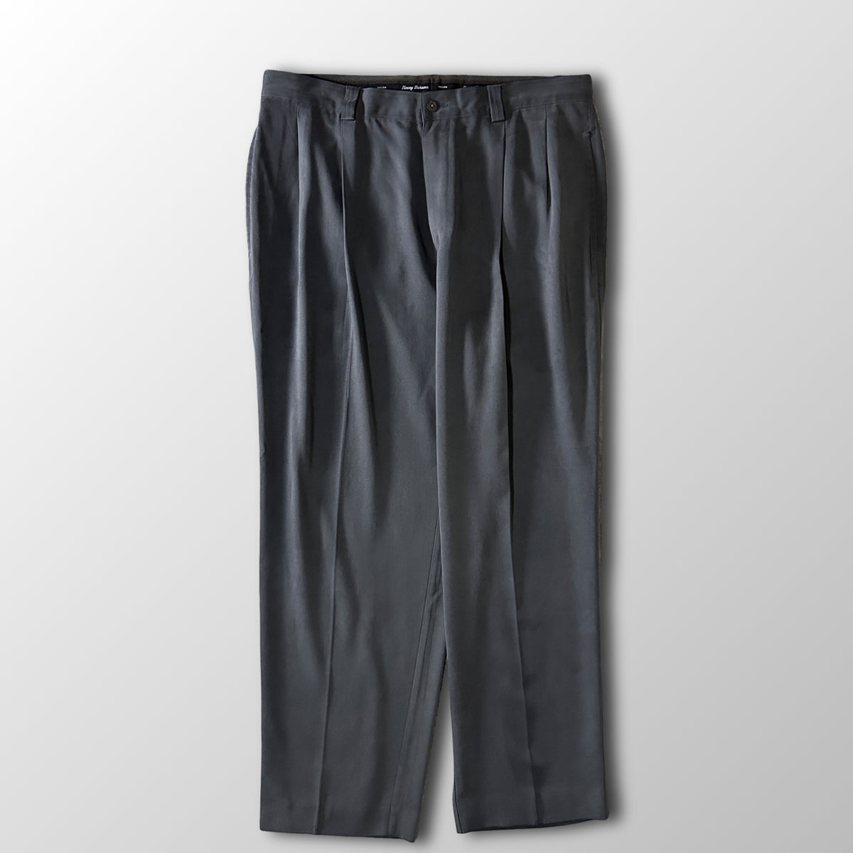 Tommy Bahama Gray 100% Silk Pleated Trousers Size 36