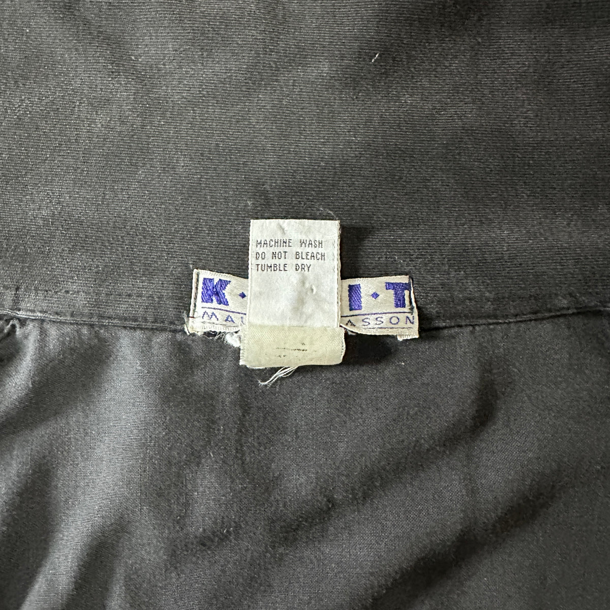 KIKIT by Maurice Sasson Black 100% Cotton Blouson Size M