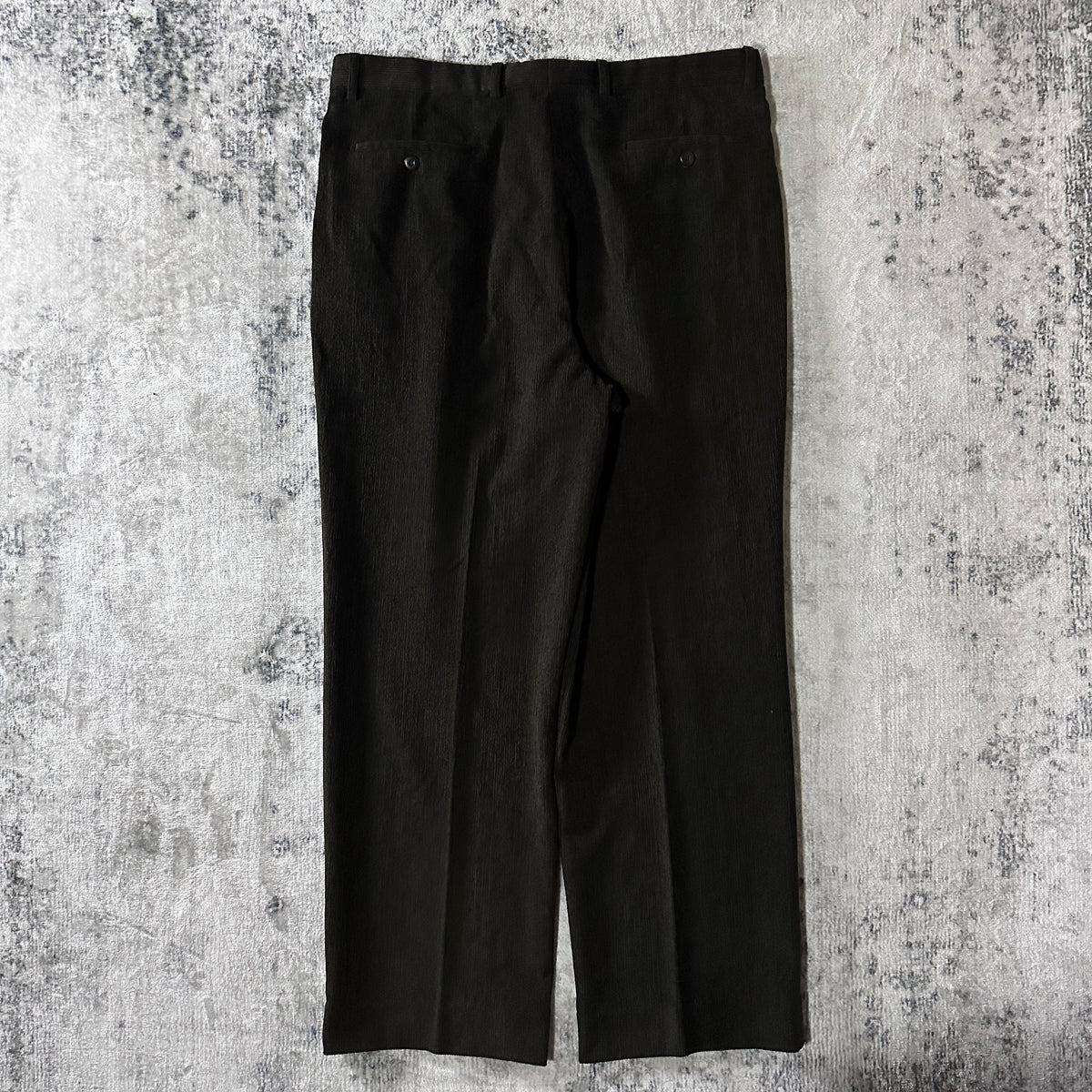 St. Croix Black Corduroy Trousers Made in Italy Size 36