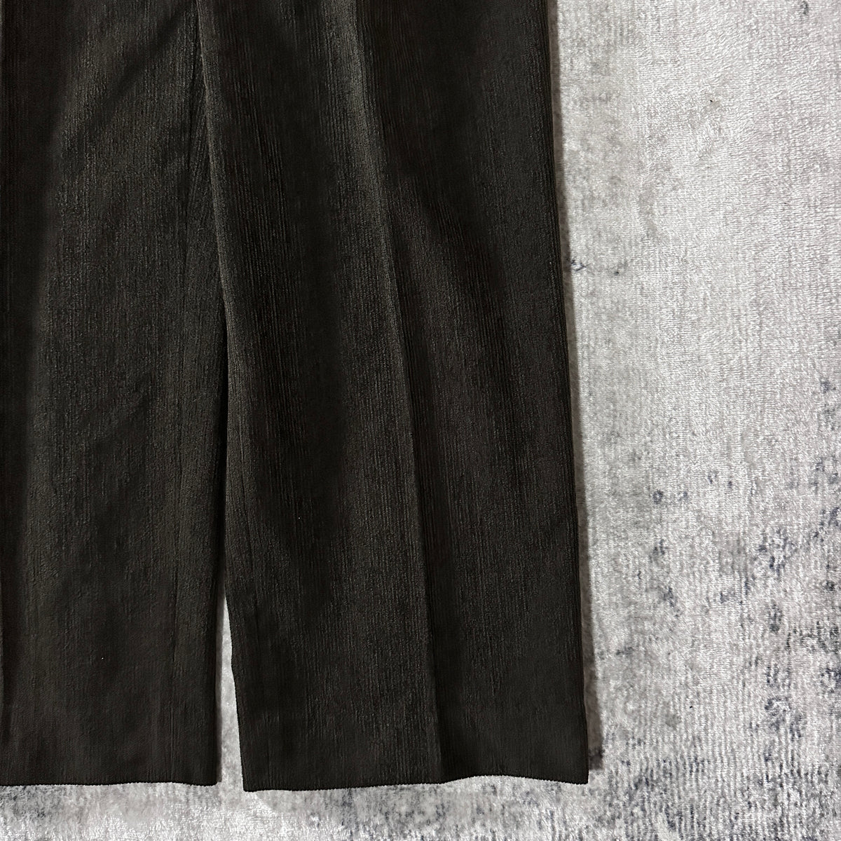 St. Croix Black Corduroy Trousers Made in Italy Size 36
