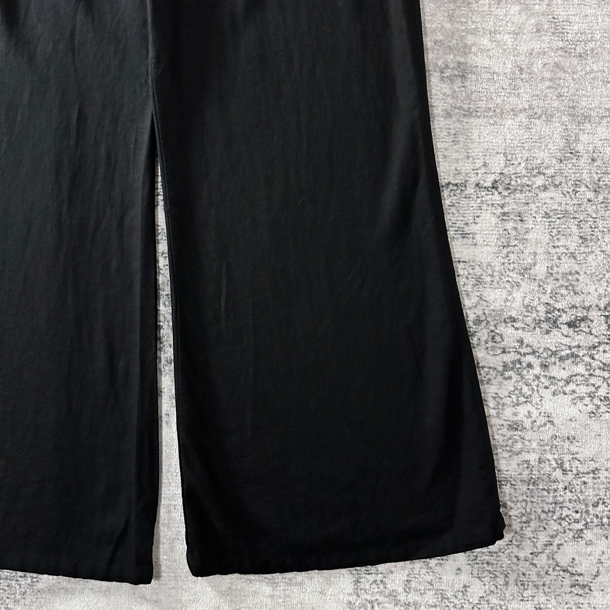 Anthropologie Black Wide Leg Pleated Trousers Size XL