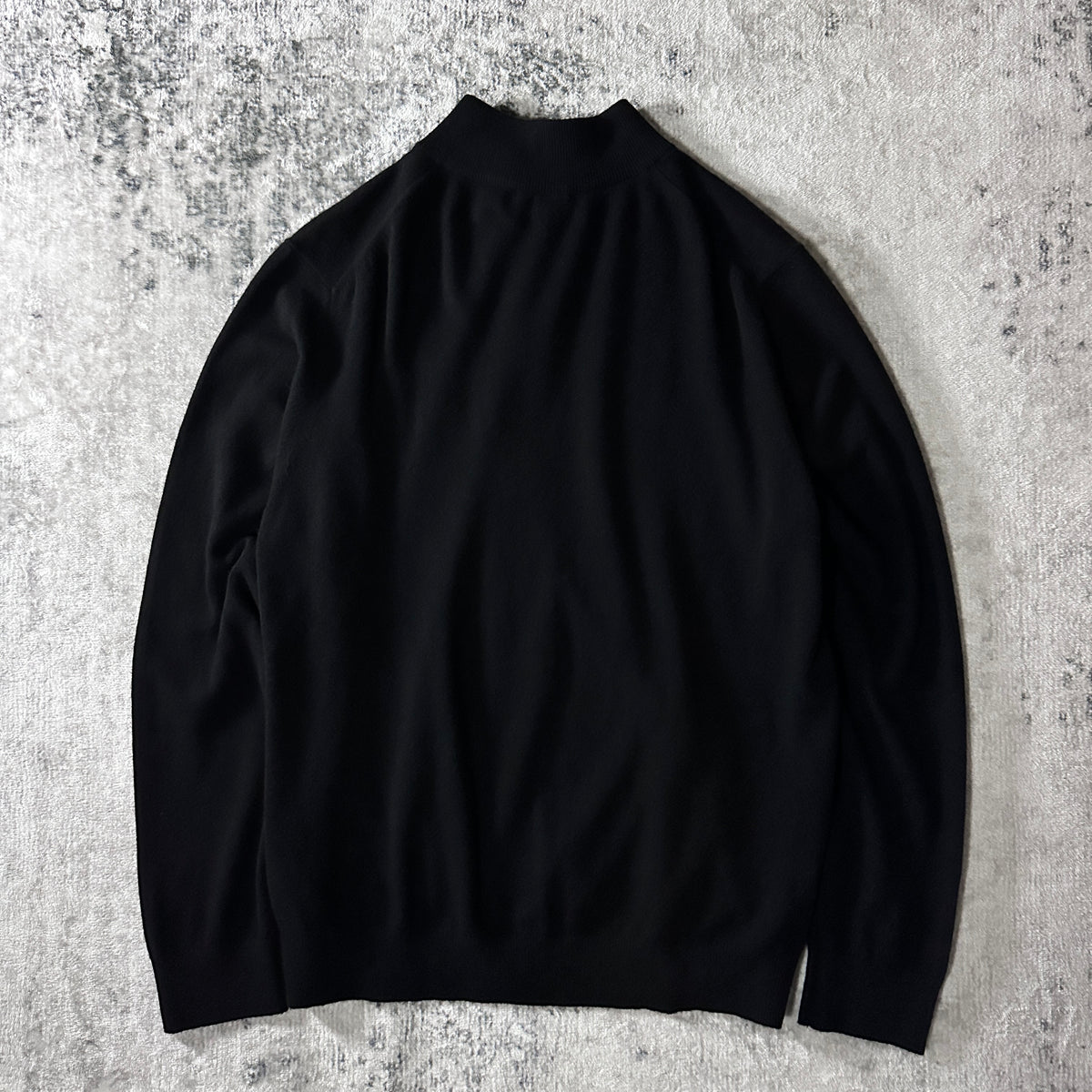 Quince Black 100% Cashmere Full Zip Sweater Size XL