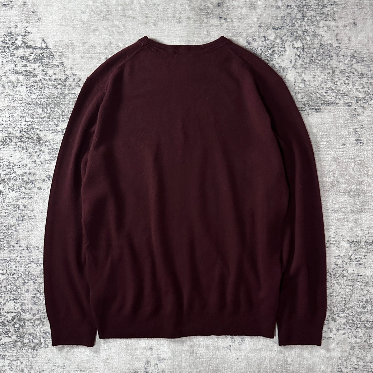 Quince Burgundy 100% Cashmere Crewneck Sweater Size XL