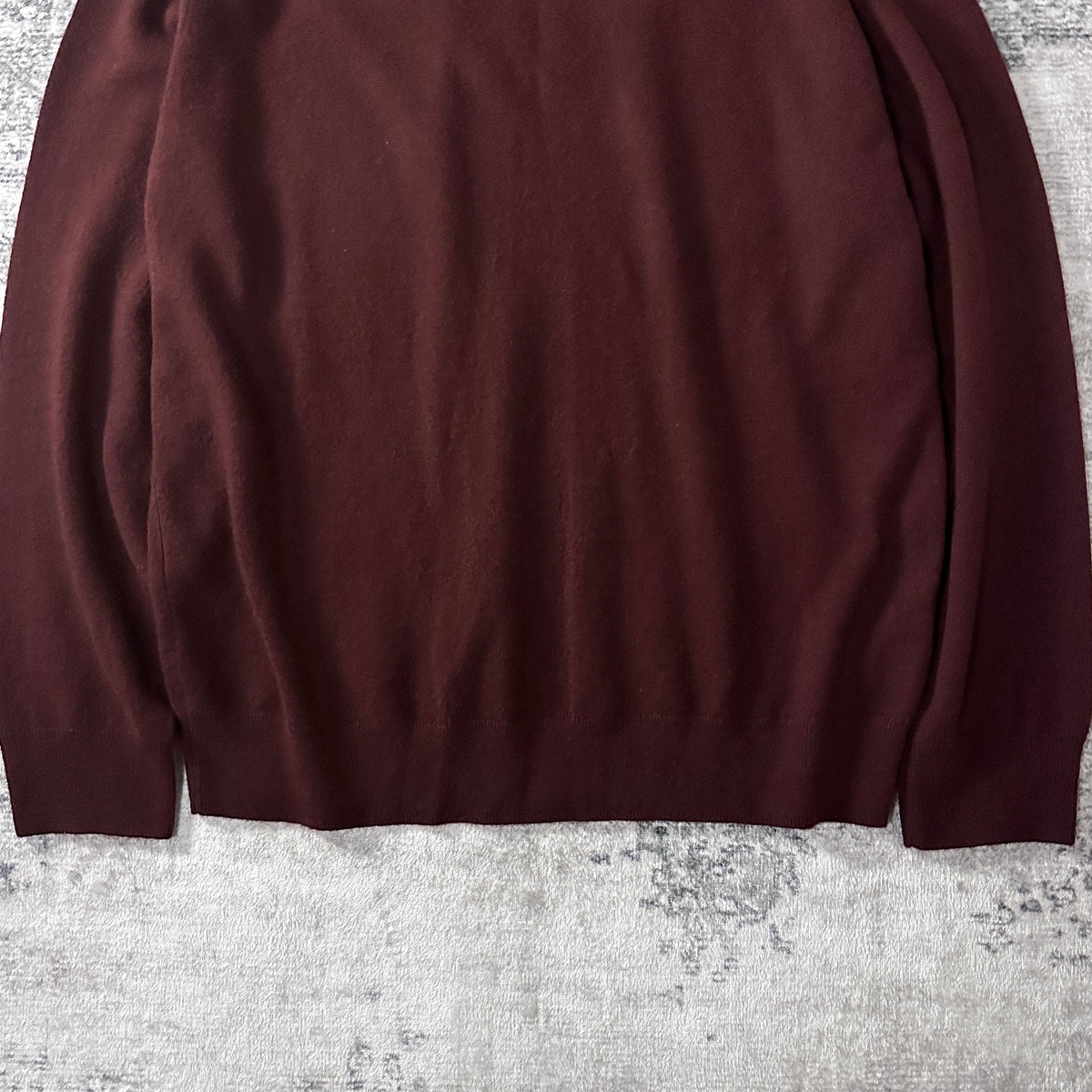 Quince Burgundy 100% Cashmere Crewneck Sweater Size XL