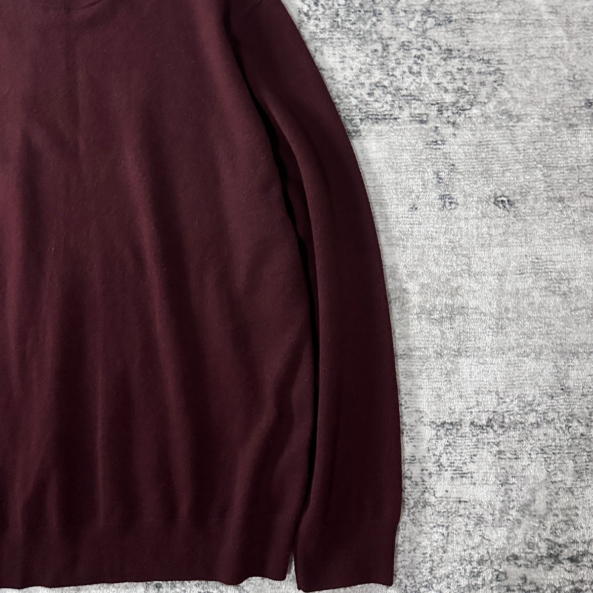 Quince Burgundy 100% Cashmere Crewneck Sweater Size XL
