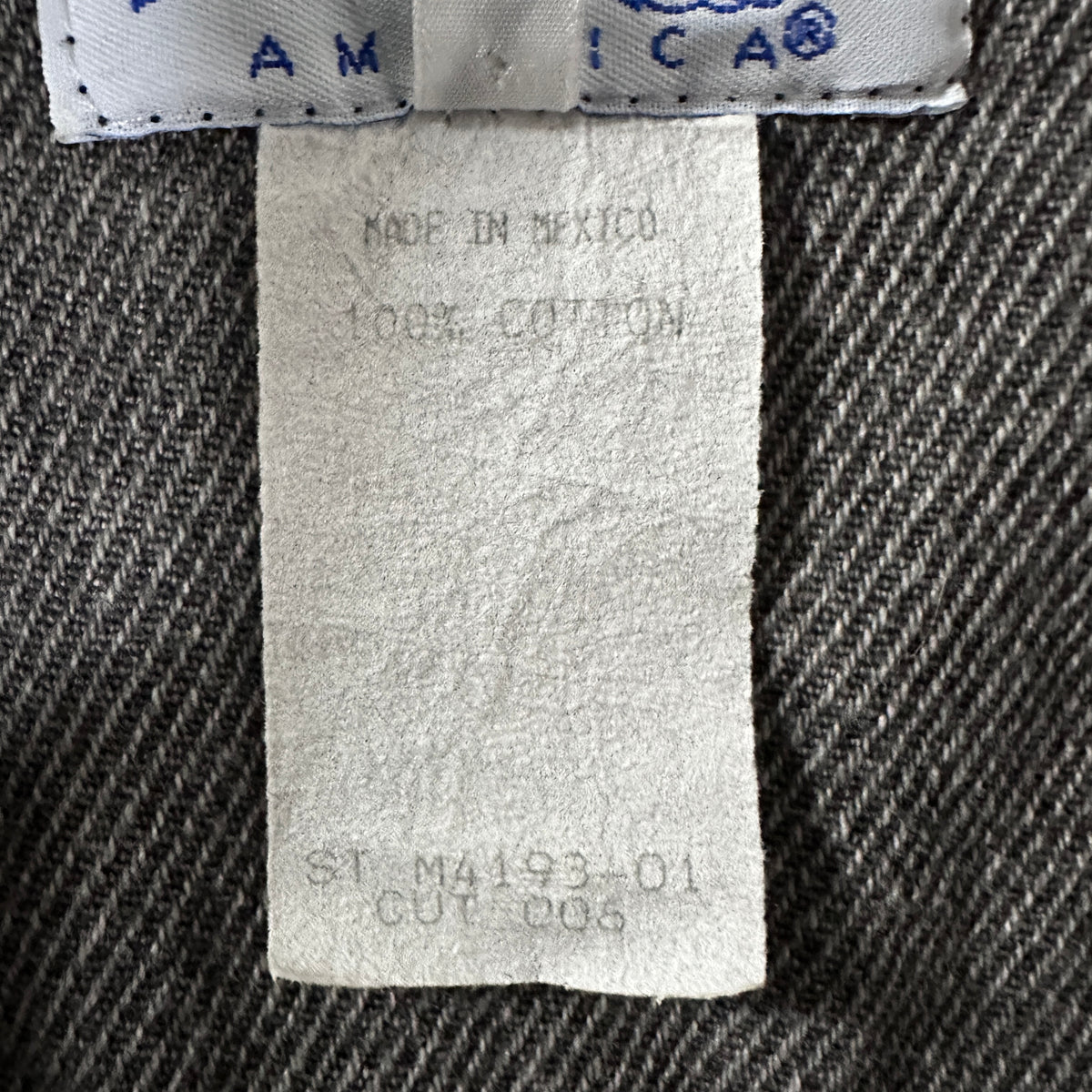 Perry Ellis America Gray Denim Blouson Jacket Size L