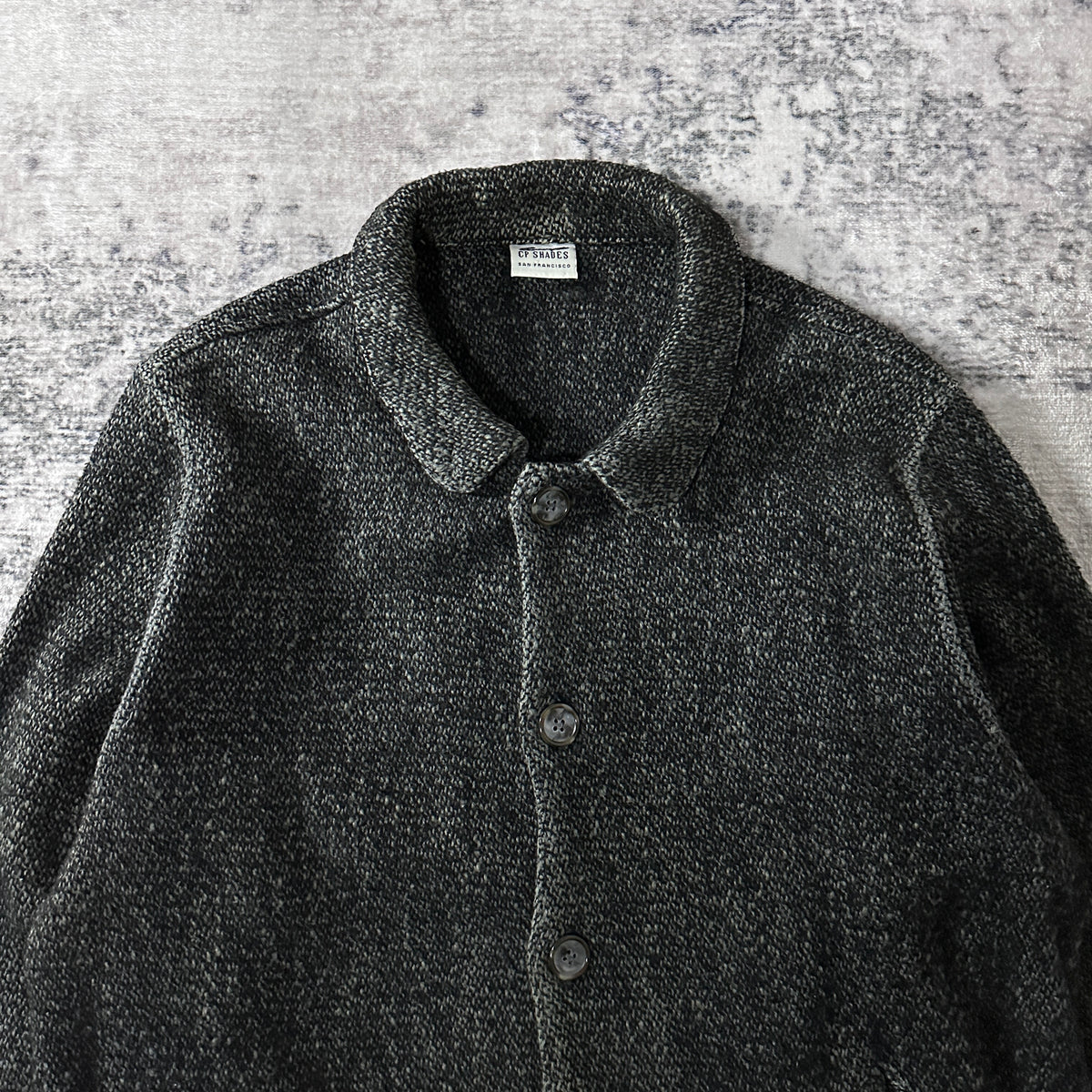 CP Shades Black Cotton Rayon Short Jacket Size M