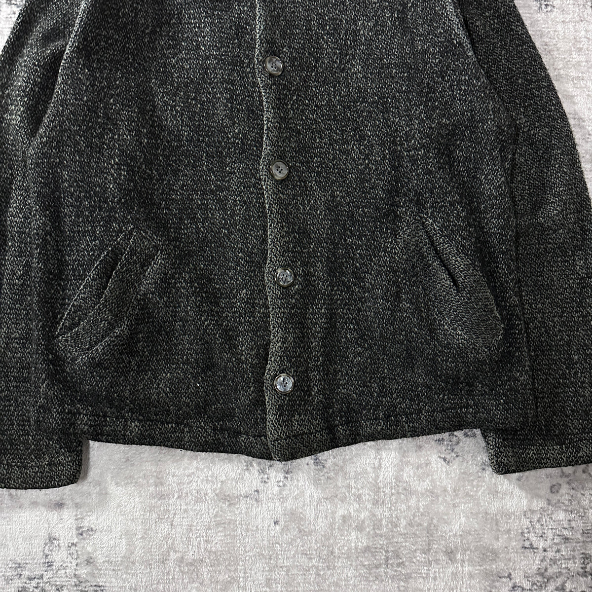 CP Shades Black Cotton Rayon Short Jacket Size M