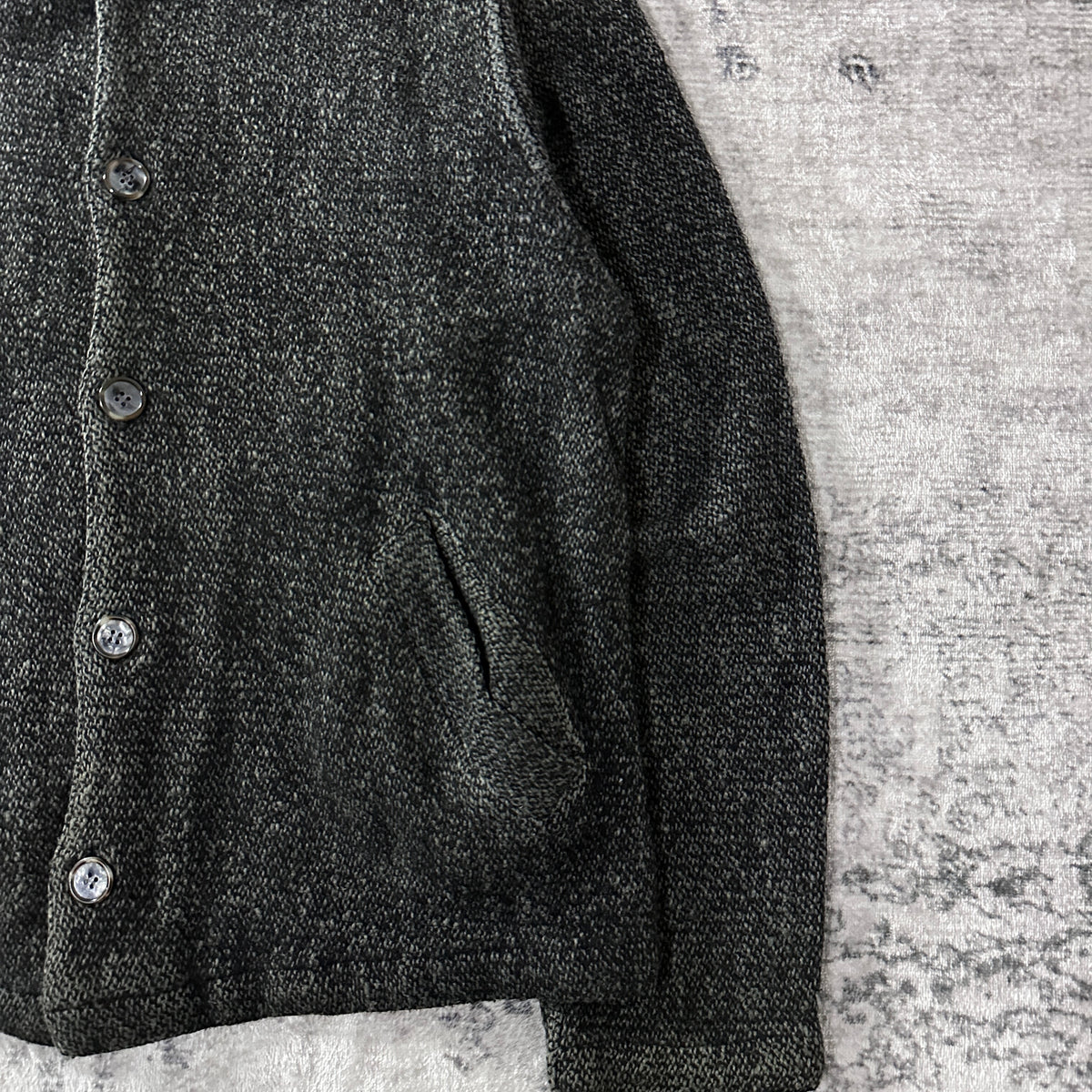 CP Shades Black Cotton Rayon Short Jacket Size M