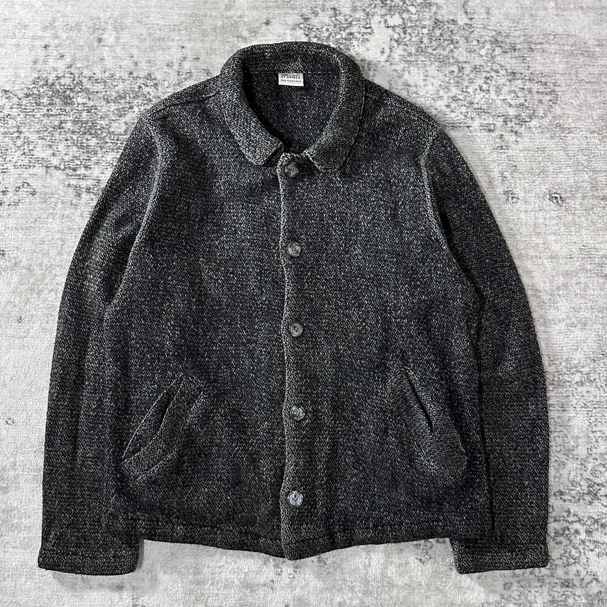 CP Shades Black Cotton Rayon Short Jacket Size M