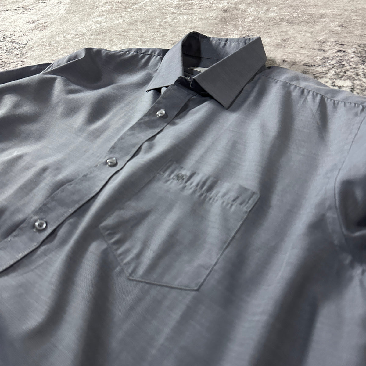 Gentleman Givenchy Gray Long Sleeve Dress Shirt
