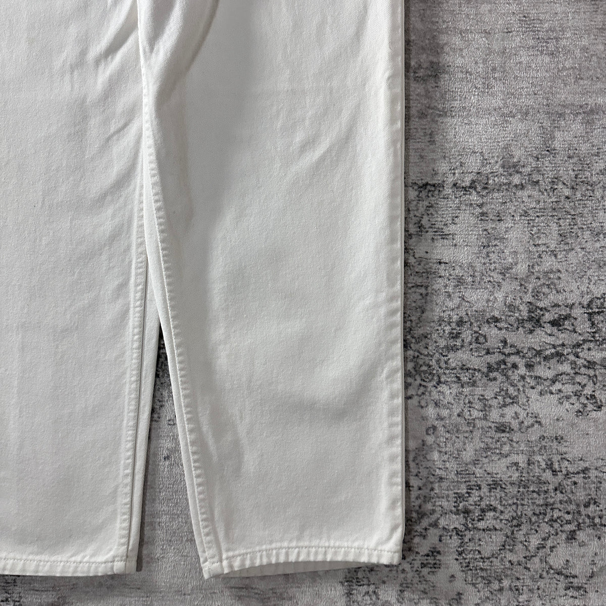 Anchor Blue White Baggy Denim Jeans Size W36