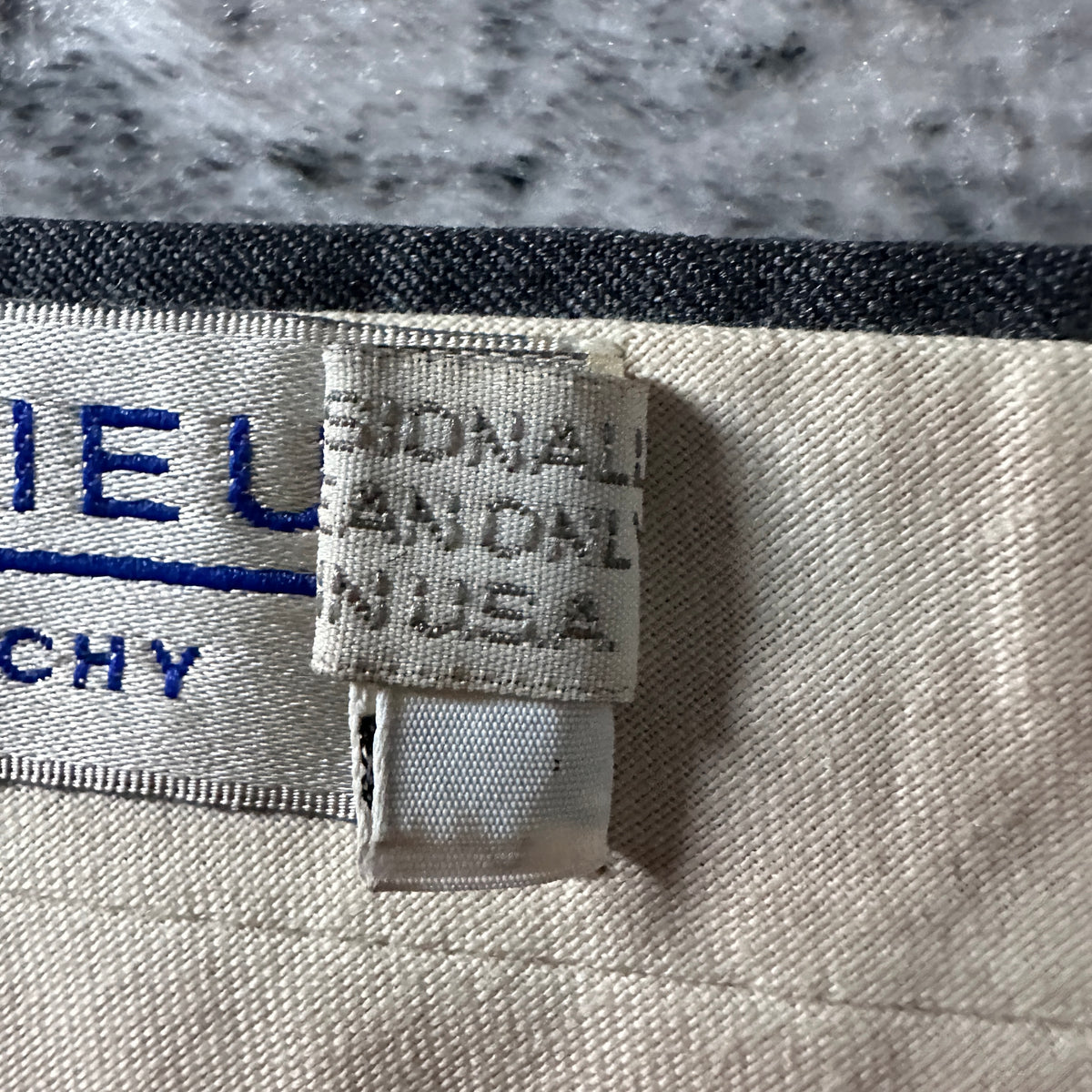 Monsieur by Givenchy Gray Pleated Trousers with Cuffs Size 38R