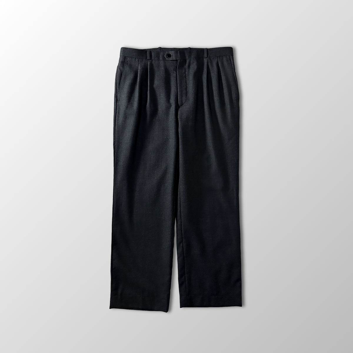 Givenchy Monsieur Black 100% Wool Pleated Trousers Size 36