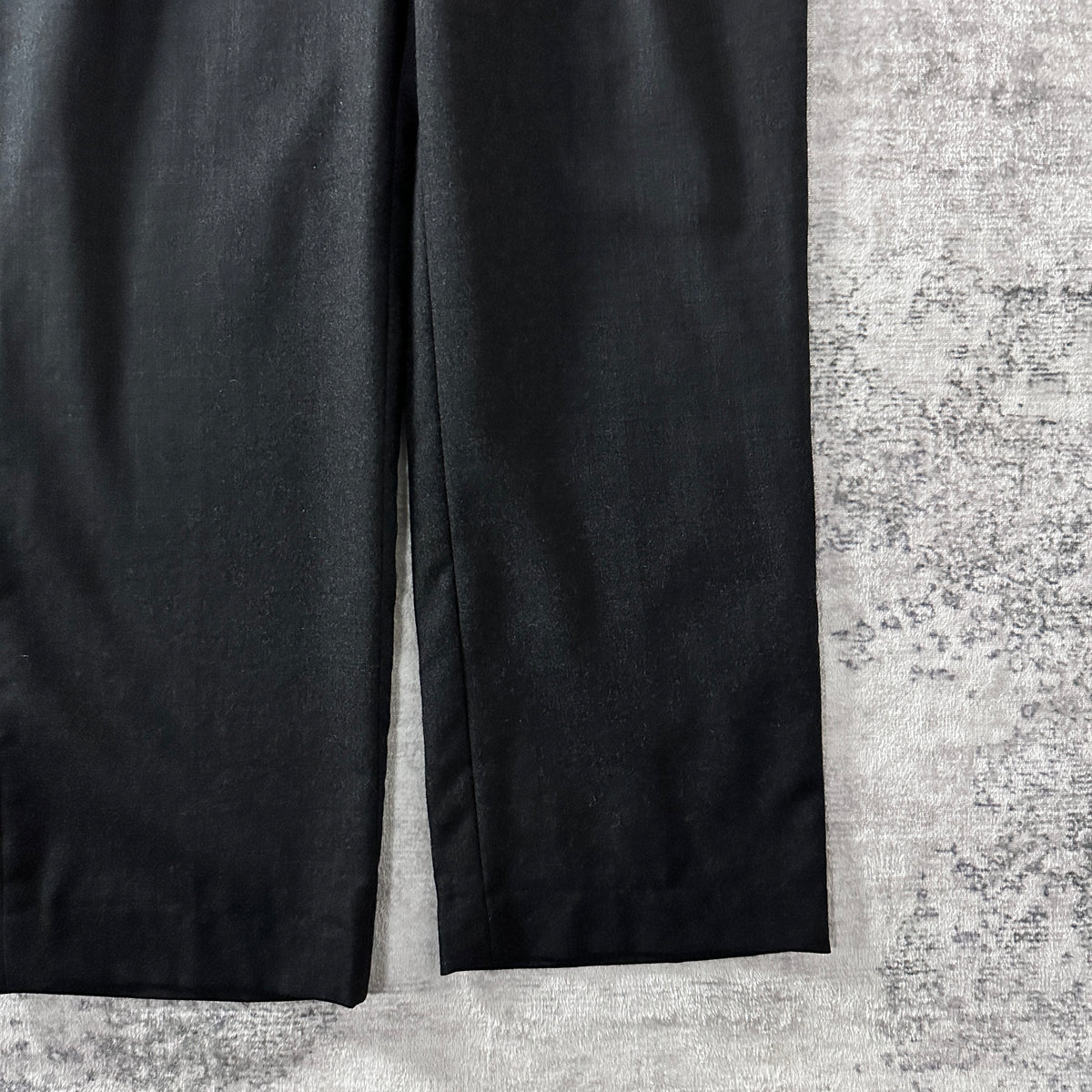 Givenchy Monsieur Black 100% Wool Pleated Trousers Size 36