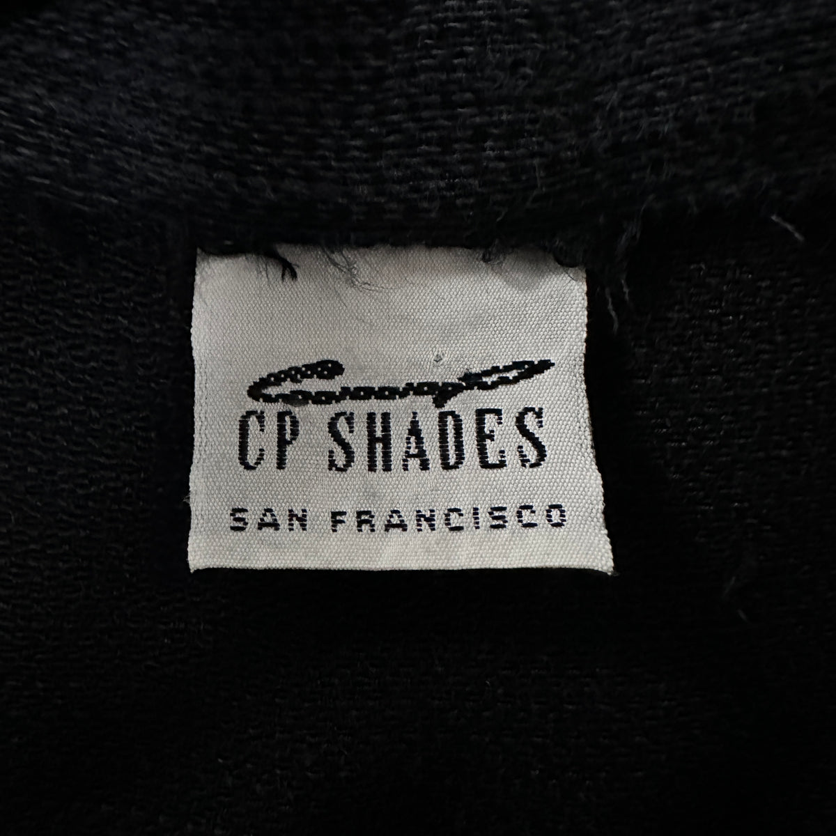 CP Shades Black Cotton Rayon Long Shirt Jacket Size L
