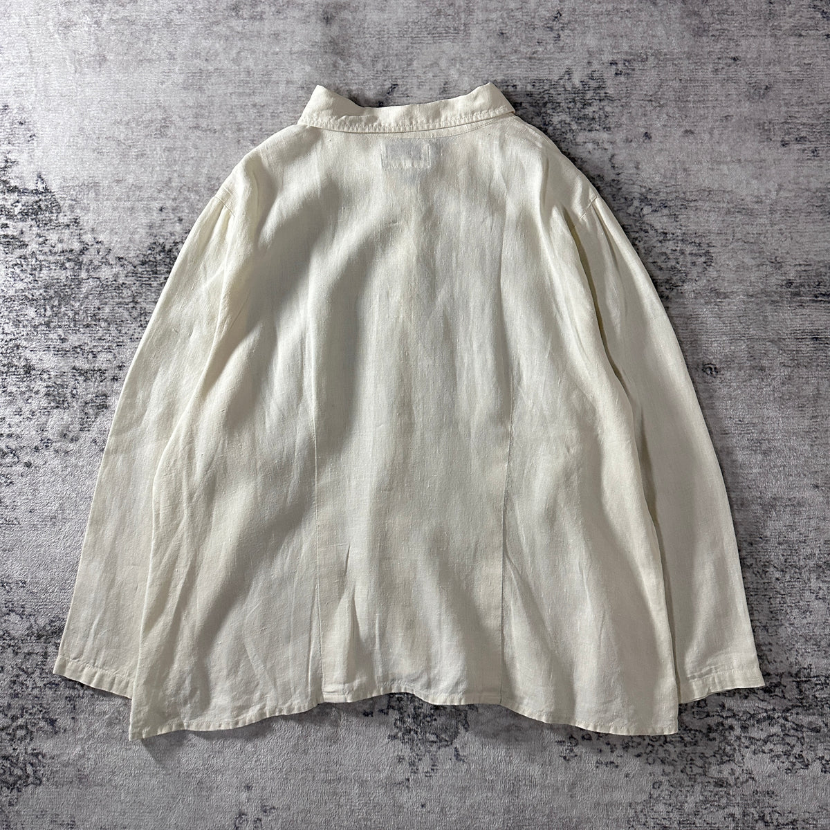FLAX White Long Sleeve Shirt