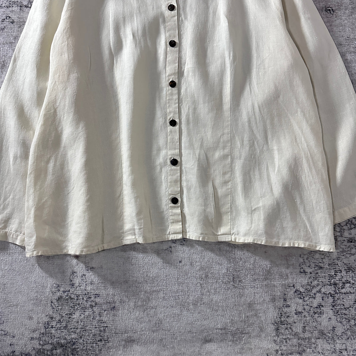 FLAX White Long Sleeve Shirt