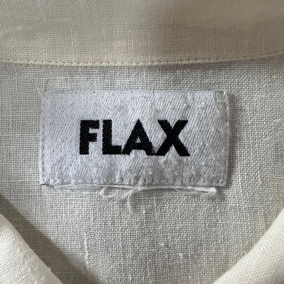 FLAX White Long Sleeve Shirt