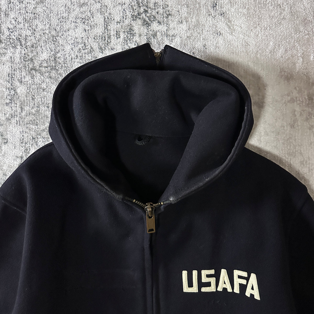 Brill Bros. USAFA Cadet Hooded Parka Black Size Medium Regular