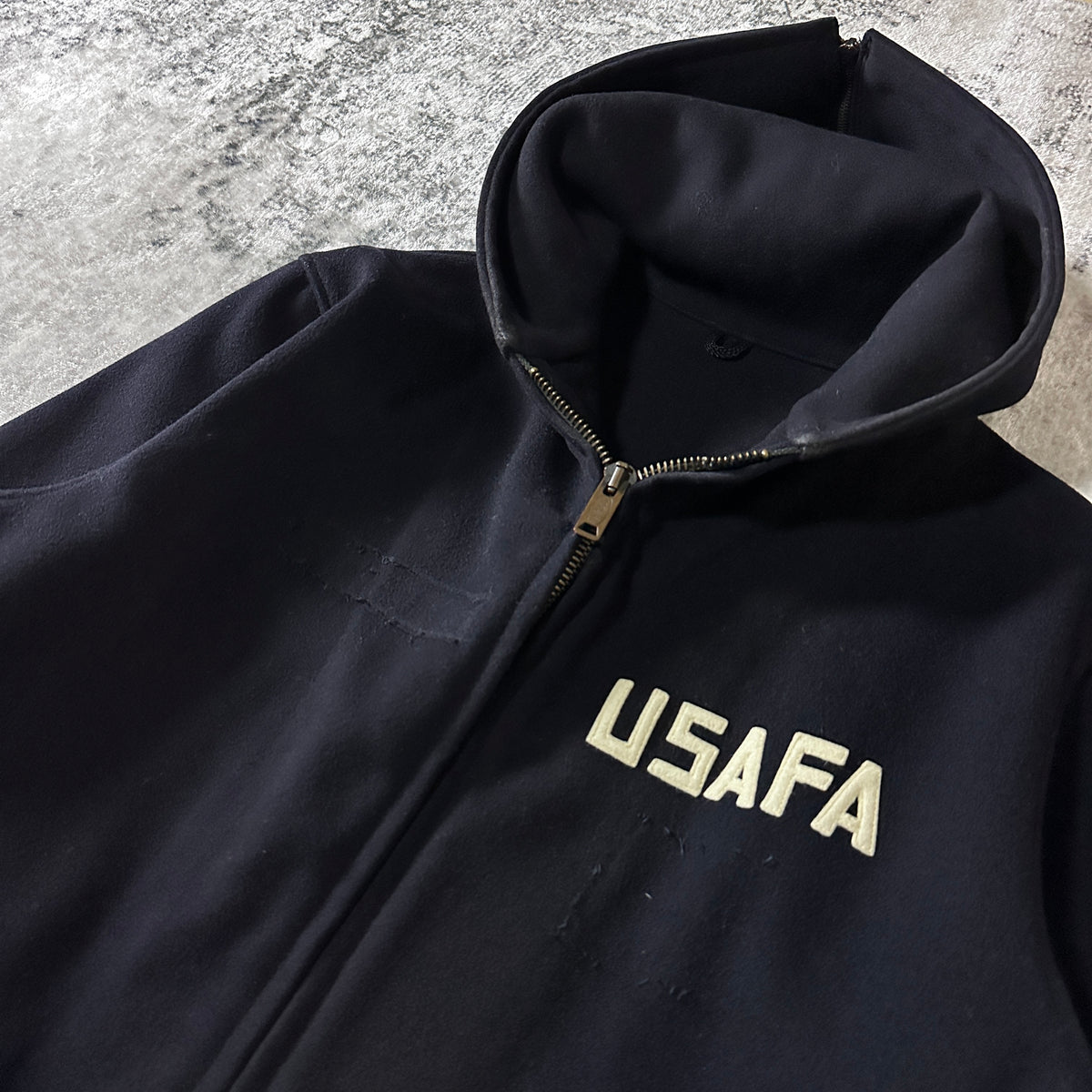 Brill Bros. USAFA Cadet Hooded Parka Black Size Medium Regular