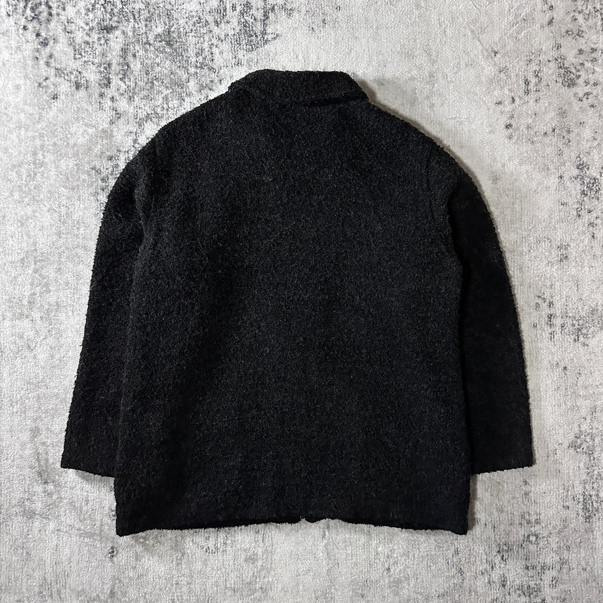 Chico's Black Bouclé Zip Jacket